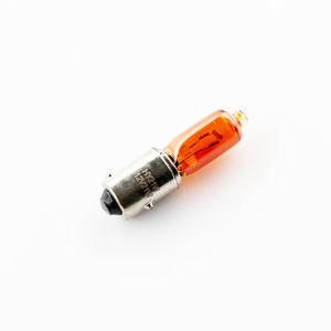 Hy21W 12V 21W Baz9s Amber Auto Lights Lamps Ultra Life Backup Fog Stop Tail Turn Bulbs Halogen for Car Bus and Truck