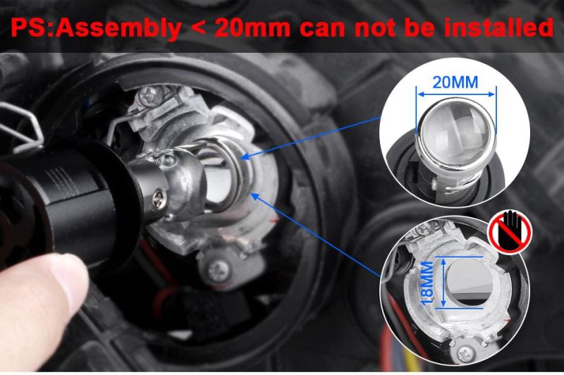 Super Bright Headlight Plug and Play 8000lm 50W LED Headlight H13 H4 9004 9007 H11 H7