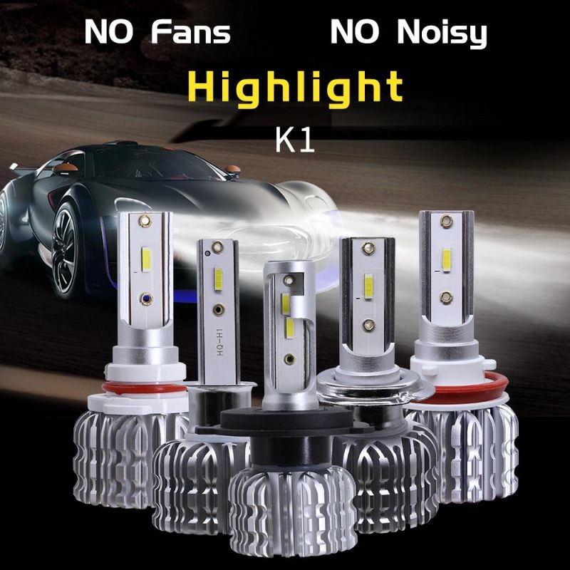 H11 H7 Car LED Headlight Light with S1 Zes Chip Auto HID Xenon Bulb 9006 9006 H13 and HID Kit