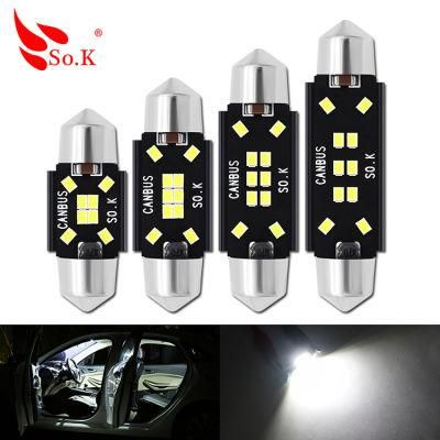 Super So. K OEM Auto C5w C10W Festoon 2016 SMD 31mm 36mm 39mm 41mm Canbus Free Interior LED Car Lights LED for Car