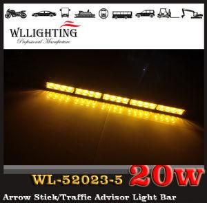 Amber LED Directional Traffic Advisor Strobe Light Bar