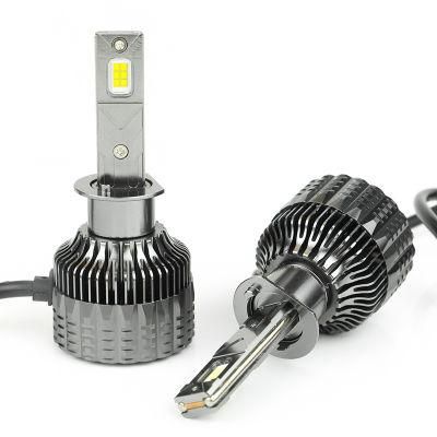 2021 Super Bright 5500lm LED H7, Bulbs High Power 12V 24V Fan Cooling LED Headlight for Car