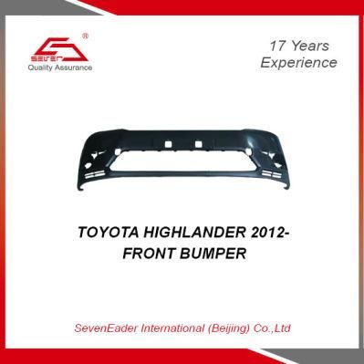 High Quality Auto Car Spare Parts Front Bumper for Toyota Highlander 2012-