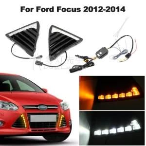 LED Daytime Running Lights Fog Lamp for Ford Focus 3 MK3 2012 2013 2014 2015