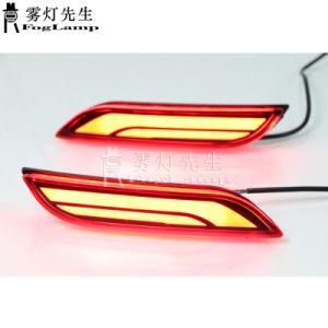 1pair LED Reflector for Toyota Camry 2018 2019 2020 Rear Bumper Tail Light Driving Light Turn Signal Fog Lamp