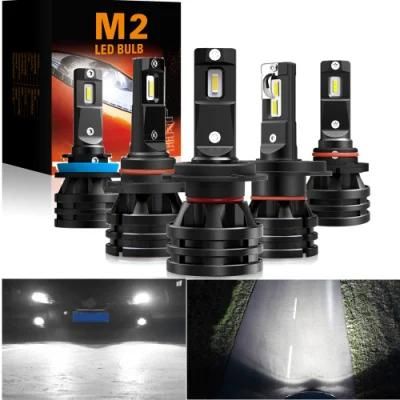 M2 LED Car Headlight H4 H7 H1 H8 H11 9005 Hb3 9006 Hb4 9012 H27 Low Beam High Beam Lens LED Lamp H4 H7 Turbo Motorcycle LED Bulb