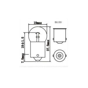 G18 R5w 12V 5W Ba15D Cheap Price Backup Fog Auto Lamps Stop Bulbs Tail Turn Halogen Lights for Car Bus and Truck, Lights