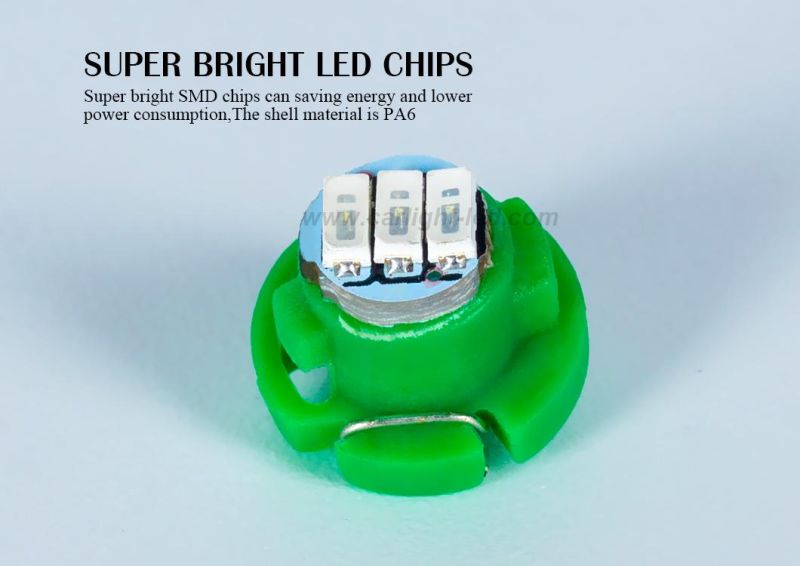 T4.2 Green LED Auto Panel Light Bulb