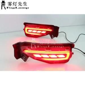 2PCS for Toyota Fortuner 2015 2016 2017 2018 2019 LED Rear Bumper Light Rear Fog Lamp Brake Light Turn Signal Light Reflector