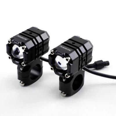 Mini Projector Driving Light Dual Color for Motorcycle Waterproof