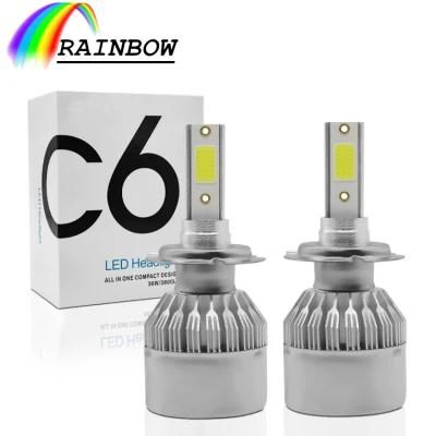 Cheap Auto Parts H1 H3 H4 H7 H8h911 9004 9005 9006 9007 COB LED Headlight/Globe/Bulbs/Light/Global/LED Bulb/Lamp