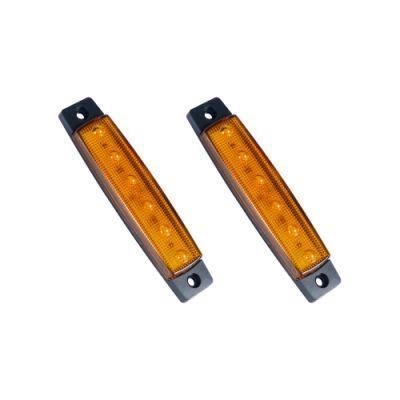 Amber Red 3.8&quot; Inch Indicator Light Rear Side Marker Light