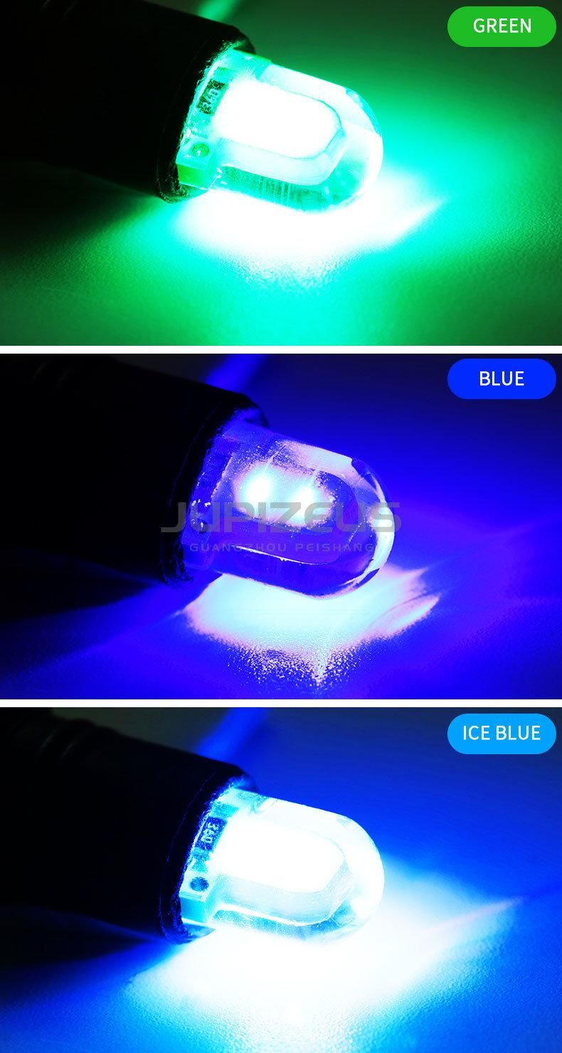 12V LED T10 Silicone COB LED Car Parking Light Silica Gel LED Wedge Interior Dome Lamp 194 Auto Turn Side Bulbs