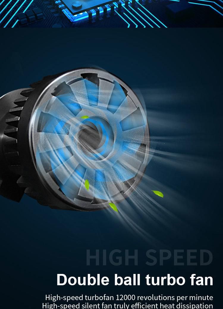 High Power G50 F2 LED Headlight 48W 6600lm Csp Chip LED H3 LED Car Light 6500K