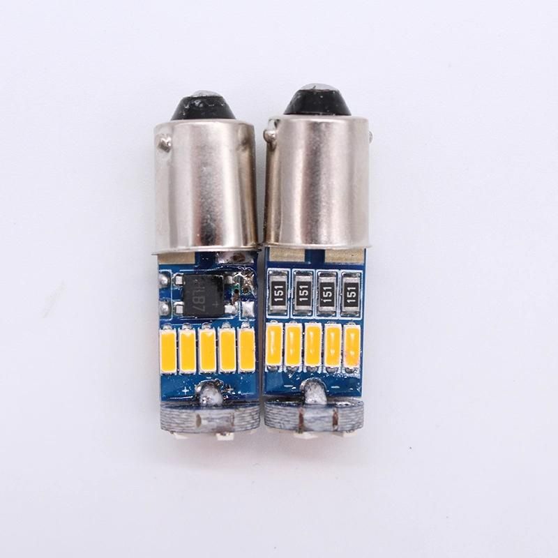 LED Car T10 4014 15SMD Auto Side Turn Signal License Plate Light W5w LED Reading Dome Interior Lamp