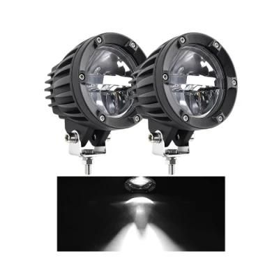 High Power Auto Lighting System Super Bright 6500K 24 Volt 50W 4 Inch 12V Offroad LED Work Light for Motorcycle