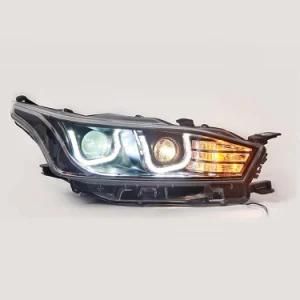 LED Headlight Toyota 2013 Yaris Car Parts Bixenon Projector Lens Auto Light