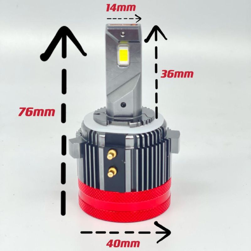Gt7 LED Headlight Bulb 40W Car Headlights Canbus Error Free Car LED Headlights for Golf