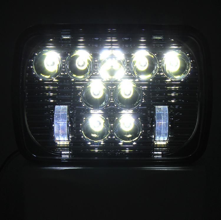 65W 5X7 Inch 7X6 Inch Projector Headlight for Chevrolet Jeep Cherokee Xj High Low Beam LED Headlights 5X7"