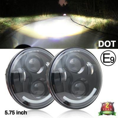 5.75&prime;&prime; Inch M002A 12V Round Motorcycle Accessories LED Lighting Headlight