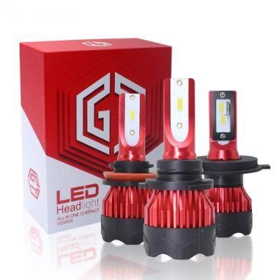 2 PCS Arrivals Car Lights Bulbs LED H1 H3 H8 H11 9005 9006 Auto Headlights 12V LED Light 72W 8000lm 3000K Yellow Car Headlight