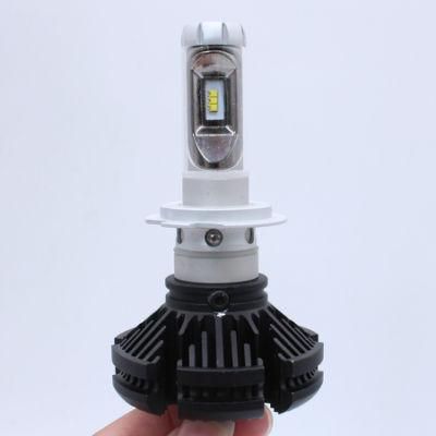 Factory Direct Sell Zes Chip 6500K 8000 Lumen H7 Headlight Bulbs LED X3 Automotive LED Headlight