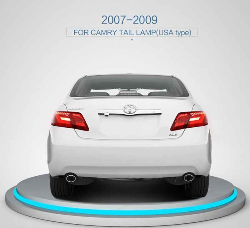 DRL+Brake Light+Reverse LED Light Rear Lamp for 2007-2011 Camry