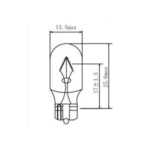 T13 W8w 12V 8W W2.1X9.5D Festoon Backup Fog LED Car Headlight Auto Lights Halogen Lamps Stoptail Turn Bulbs for Car Bus and Truck