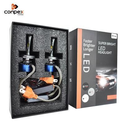 Conpex 36W 3600lm 12V 24V LED Headlights Cooling Fan Hot High Beam Csp H4 Car LED Headlight Bulb