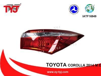 Auto Tail Lamp Outer for Toyota Corolla 2014 Middle East