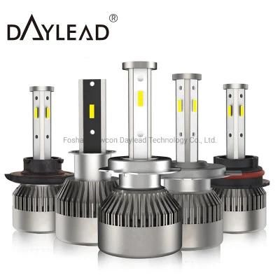 4 Sides LED Headlight Bulbs H4 H7 H11 H13 9004 9005 9006 LED Headlamps