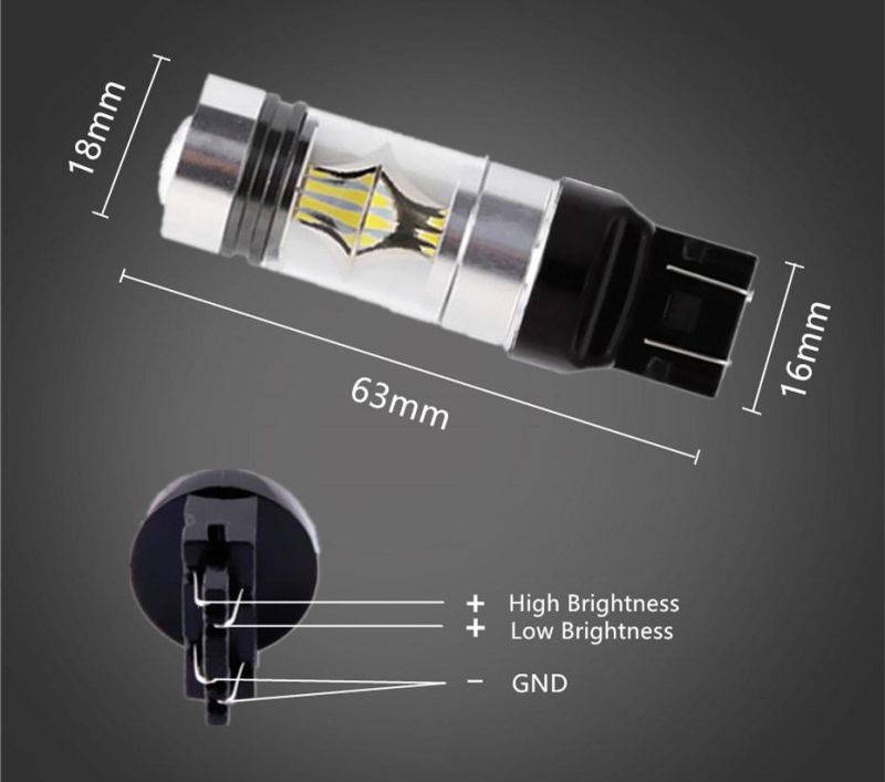 Car Bulb CREE LED Chips 360 Degree Light H1 H4 H7 H8 H11 9005 Hb3 9006 Hb4 3157 7443 1156 Ba15s 1157 Bay15D 12V~24V 100W