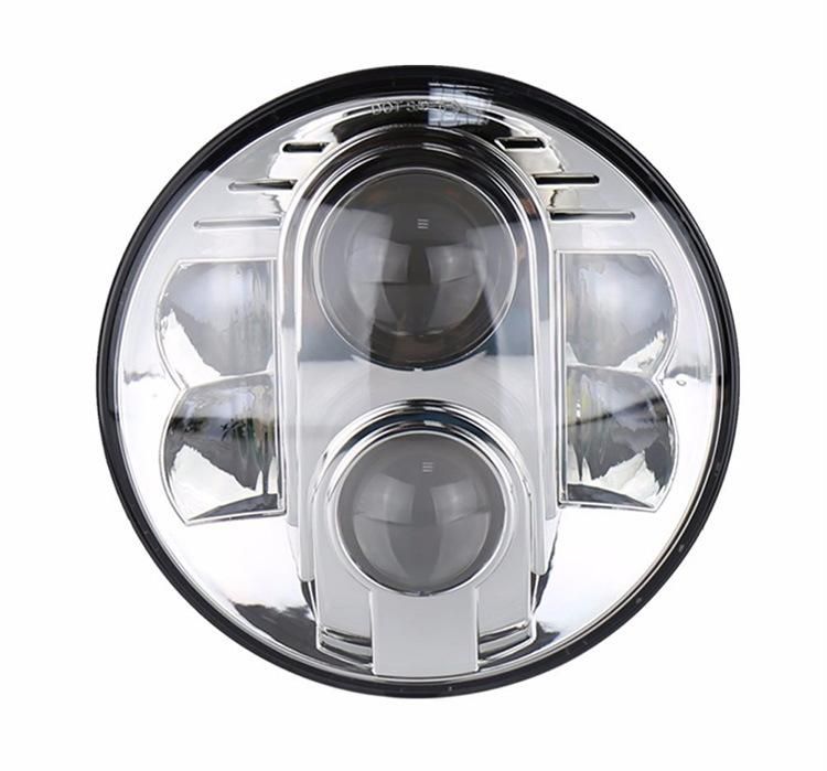 7 Inch 80W LED Headlight for Jeep Wrangler Lada 4X4 Defender High Low Beam 7" Round Headlamp