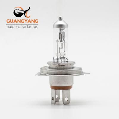 Hot Sale DOT H4 12V 100/90W P43t Warm White Silver Headlight Car Halogen Bulbs