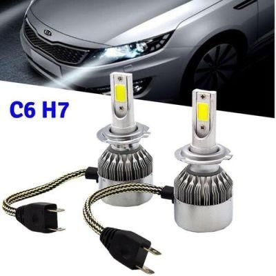 Wholesale Cheap C6 Car LED Headlights Fog Lights H4 LED H11 Headlights Factory Direct 9006 9005 Headlights