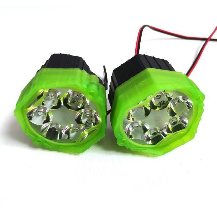 LED Magic Color Flash Strobe Motorcycle Plastic Case Work Lights