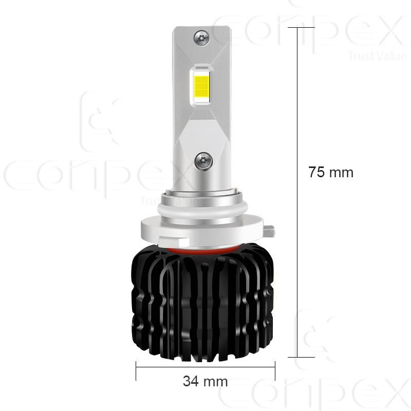 Conpex New Design 5 Side LED Chip 35W 3200lm Motorcycle Light System LED Auto Headlight