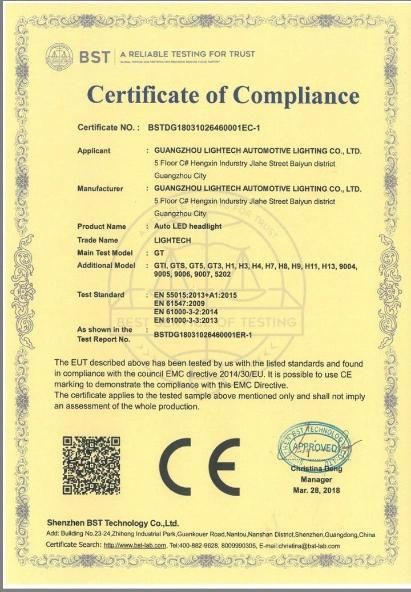 Automotive Headlight Bulbs 6000lumen H4/H11 Car Bulbs
