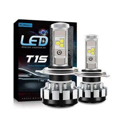 80W 8000lm T1s Turob LED Bulb H4 H7 H11 H13 9005 9006 High Low Beam 12V LED Headlight