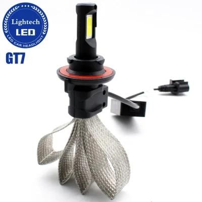 Lightech Gt7 Fanless H13 Headlight Xenon White 40W 8000lumen H L Copper Belt LED Headlights Kit