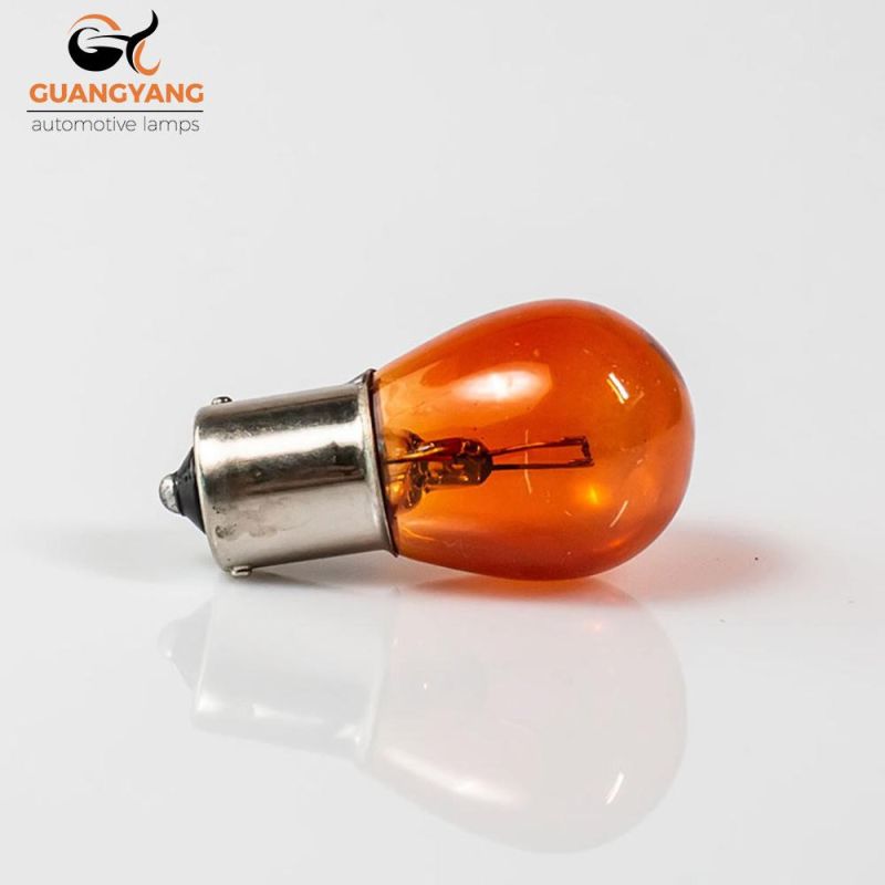 Factory S25 P21W P21/5W 12V 21/5W Amber Car Brake Light Auto Bulb