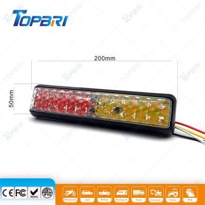Multi-Functional Amber Red LED Truck Trailer Rear Light