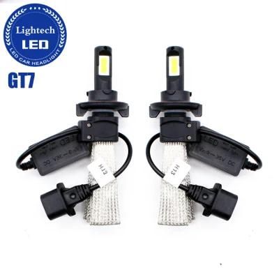 OEM High Power Gtp7 40W 4000lm Fanless Car Lamp H13 LED Headlight