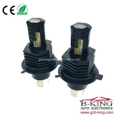 360 Degree Adjustable Socket Mini H4 All in One Car LED Headlight Bulb
