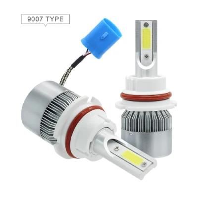 Manufacturer Wholesale C6 Car Headlight LED Car Bulb 880 881 9005 9006 9007 H1 H3 H4 H7 H11 6500K Coldwhite 12V 24V