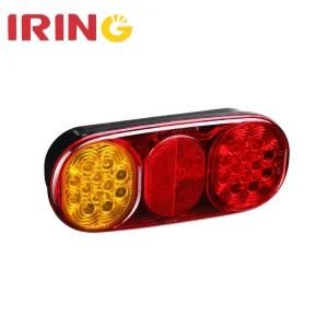 Waterproof LED Combination Tail Light for Boat Trailer with Number Plate (LTL2030RNP)