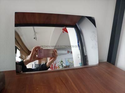 Clear Float Glass Chrome Convex Mirror R300 R600 R800 R1200 R1800