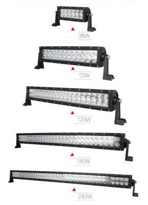 Spot Flood Combo Luz LED Light 120W Light Bar for Jeep Offroad ATV UTV