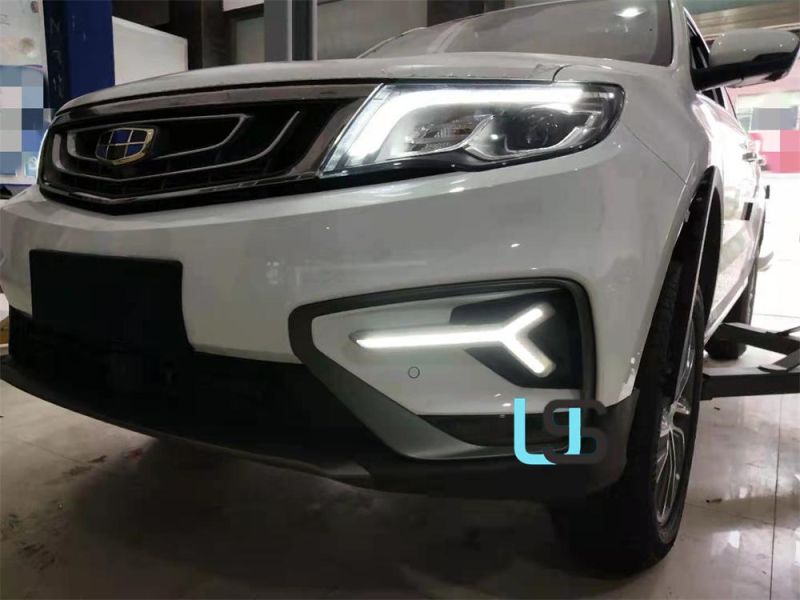 Daytime Running Light Auto Car Front Fog Lamp for 18-21 Geely Proton X70