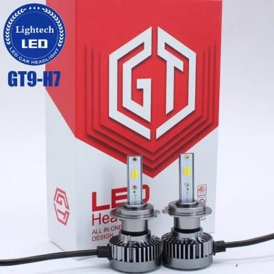 Gt9 Auto Three Color LED Bulbs H7 Car LED Headlight